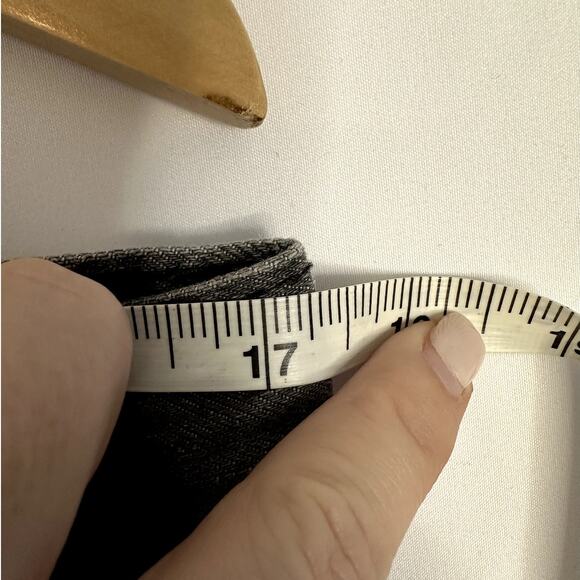 Levi's 508 Jeans Size 34 x 34 Gray Black Label Tapered Fit Denim Discontinued - Picture 8 of 13